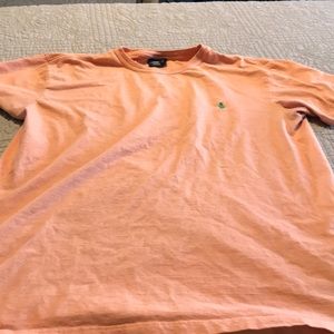 Light orange polo T-shirt